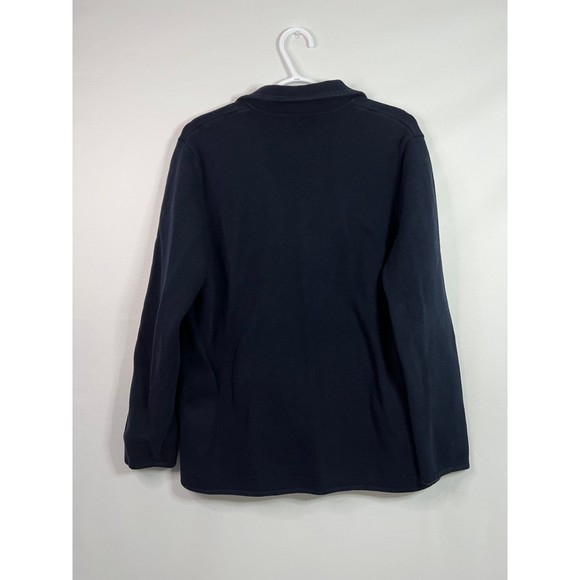 Ralph Lauren Navy Blue Gold Button Crest Cardigan Sweater - Picture 5 of 5